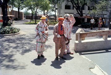 Clowns at HemisFair Park 1960s