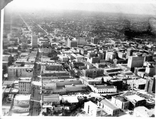 Aerial of Commerce Street