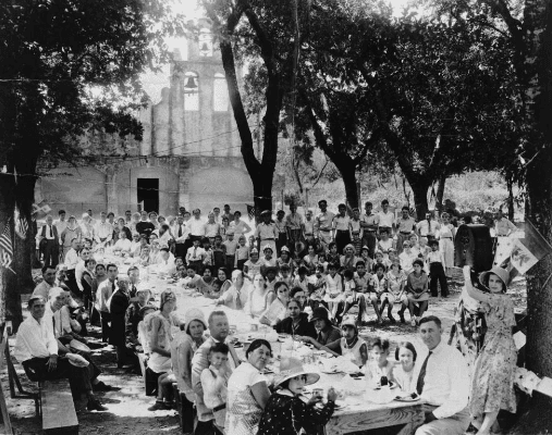 Barbecue at Mission San Juan Capistrano