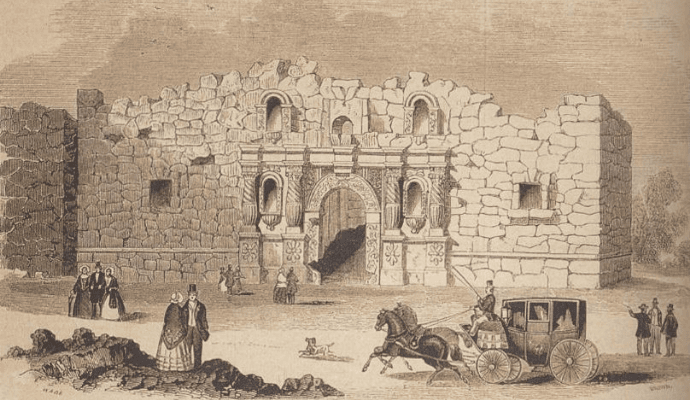 The Alamo Early Drawing